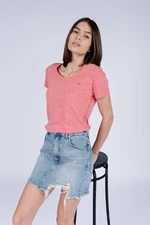 Tommy Jeans T-shirt - TJW ORIGINAL TRIBLEND TEE pink