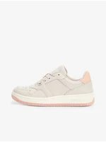 Beige Women's Leather Sneakers Tommy Jeans - Women