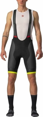 Castelli Competizione Kit Bibshort Black/Electric Lime 2XL Fahrradhose