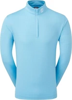 Footjoy Glen Plaid Print Chill-Out Blue Sky M Sweat-shirt