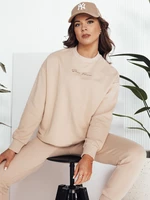 Women's sweatshirt ERIAN cream Dstreet