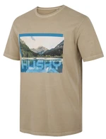 Husky Tee Lake M XXL, beige Pánské bavlněné triko