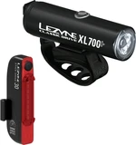 Lezyne Classic Drive XL 700+/Stick Drive Pair Satin Black/Black Front 700 lm / Rear 30 lm Față-Spate Lumini bicicletă