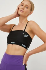 Top Puma X Dua Lipa čierna farba,