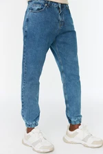 Trendyol Indigo Męskie Relax Jogger Jeans