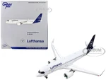 Airbus A320neo Commercial Aircraft "Lufthansa" White with Dark Blue Tail 1/400 Diecast Model Airplane by GeminiJets