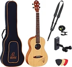 Ortega RU5-BA Deluxe SET Natural Ukulele baritono