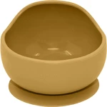 Petite&Mars Take&Match Silicone Bowl miska s prísavkou Intense Ochre 6 m+ 360 ml