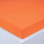 Napínací prostěradlo jersey EXCLUSIVE oranžové 90 x 200 cm