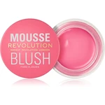 Makeup Revolution Mousse tvářenka odstín Squeeze Me Soft Pink 6 g