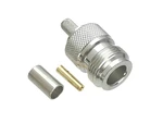 1Pcs Connector N Female Jack Crimp RG58 RG142 LMR195 RG400 Cable RF Adapter Coaxial High Quanlity