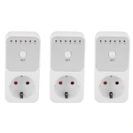 3X Countdown Timer Switch Intelligent Control Plug-In Socket Automatically Closes The Socket EU Plug