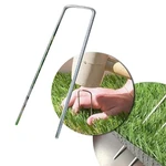 203F Weedproof Cloth Ground Nail Lawn Fixer for Fixing Weed Mesh Floor Galvanized Steel Garden Stake Staple Mulch Nail