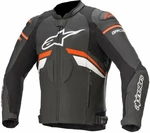 Alpinestars GP Plus R V3 Leather Jacket Black/Red Fluorescent/White 56 Chaqueta de cuero