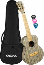 Cascha HH 2317E Bamboo Ukelele tenor Graphite