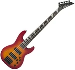 Jackson JS Series Concert Bass JS3VQ IL Transparent Cherry Burst Bajo de 5 cuerdas