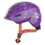 Dětská cyklo přilba Abus Smiley 3.0  Purple Star  M (50-55)