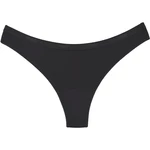 Snuggs Period Underwear Brazilian: Light Flow Black látkové menstruační kalhotky pro slabou menstruaci velikost XS Black 1 ks