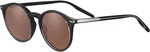 Serengeti Leonora Shiny Transparent Black/Mineral Polarized Drivers Ochelari de stil de viață