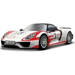 Bburago 1:24 Race Porsche 918 Weissach bílá 18-28009