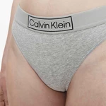 CALVIN KLEIN Šedá tanga Thong Reimagine Heritage