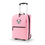 Dětská taška na kolečkách Reisenthel Trolley XS kids Panda dots pink