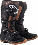 Alpinestars Tech 7 Enduro Boots Black/Dark Brown 47 Stivali da moto