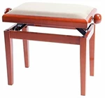 GEWA Piano Bench Deluxe Drevená klavírna stolička Cherry