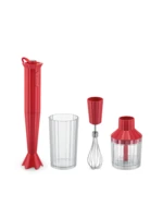 Mixer vertical cu pahar de măsurare și tel, roșu, diametru 7 cm - Alessi