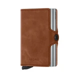 Secrid Twinwallet Vintage - Cognac & Silver