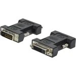 Digitus AK-320502-000-S DVI adaptér [1x DVI zástrčka 24+1-pólová - 1x DVI zásuvka 24+5-pólová] čierna