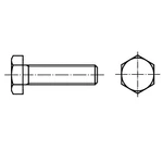 Šesťhranné skrutky TOOLCRAFT 133892 M20 DIN 961 90 mm x 1.5 mm oceľ 25 ks