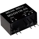 Mean Well MDD01L-05 DC / DC menič napätia, modul   100 mA 1 W Počet výstupov: 2 x