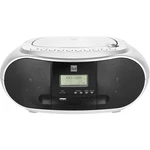 Dual DAB-P 170 CD-rádio DAB+, FM AUX, Bluetooth, CD, USB  s USB nabíjačkou strieborná, čierna