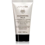 Apivita Cleansing Milk Face & Eyes čistiace mlieko 3 v 1 na tvár a oči 50 ml