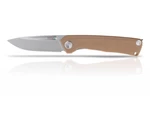 Zatvárací nôž Z200 G10 Liner Lock ANV® - farba rukoväte: piesková, sivá čepeľ - Stone wash (Farba: Piesková, Varianta: Sivá čepeľ - Stone Wash)