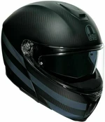 AGV Sportmodular Dark Refractive Carbon/Black XXS Casca