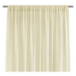 Svetložltý záves AmeliaHome Voile Pleat, 160 x 250 cm