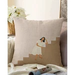 Obliečka na vankúš s prímesou bavlny Minimalist Cushion Covers Vacation, 55 x 55 cm