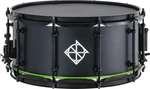 Dixon PDSAN654BNG 14" Black Neon Green Satin Lacquer Tamburo rullante