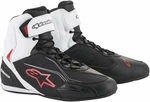 Alpinestars Faster-3 Shoes Black/White/Red 43,5 Motorradstiefel