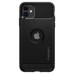 Kryt na mobil Spigen Rugged Armor na Apple iPhone 11 (076CS27183) čierny kryt na mobil • určené pre Apple iPhone 11 • odolnosť podľa normy MIL-STD 810