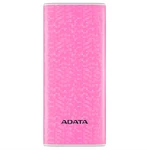 Power Bank ADATA P10000 10000mAh (AP10000-DUSB-CPK) ružová powerbanka • kapacita 10 000 mAh • výstupný prúd 2,1 A • 2× USB • napájací konektor micro U