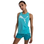 Twist It Logo Tank Caribbean Sea Heather