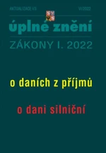 Aktualizace I/3 2022 O daních z příjmů, o dani silniční