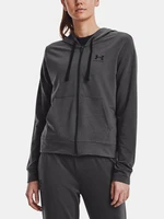 Under Armour Sweatshirt Rival Terry FZ Hoodie-GRY - Women