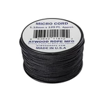 Padáková šňůra Micro Cord  (125 ft) ARM® – Černá (Barva: Černá)