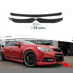 4PCS Black Front Lip Chin Bumper Spoilers Body Kits For Car Universal