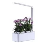 8W Intelligent Automatic Watering Pot LED Soilless Hydroponic Flower Pot Indoor Plant Growth Lamp Home Decoration