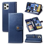 Enkay for iPhone 12 Pro Max Case Retro Litchi Pattern Flip with Mutiple Card Slots Wallet Stand PU Leather Full Cover Pr